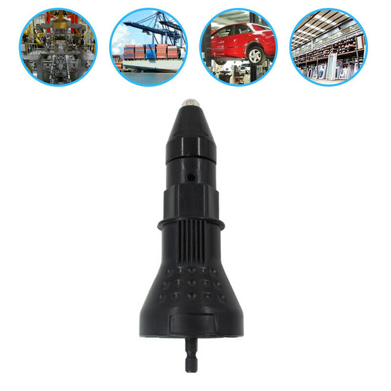 Electric Nut Riveting Riveter Insert Tool Rivet Gun Adaptor Cordless Drill Grand