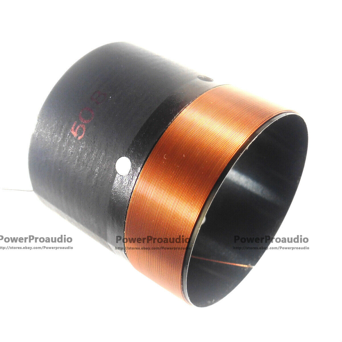 2x 50.8 mm Voice coil Copper wire 8 Ohm For Loudspeaker Repair Black Aluminium