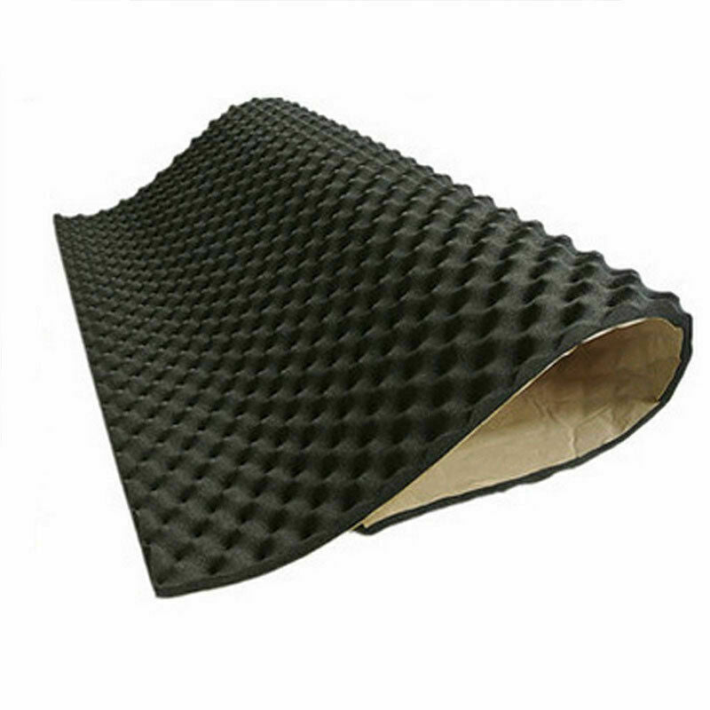 50x100cm Car Deadening Proofing Hood Sound Shield Insulation 20mm Acoustic Foam
