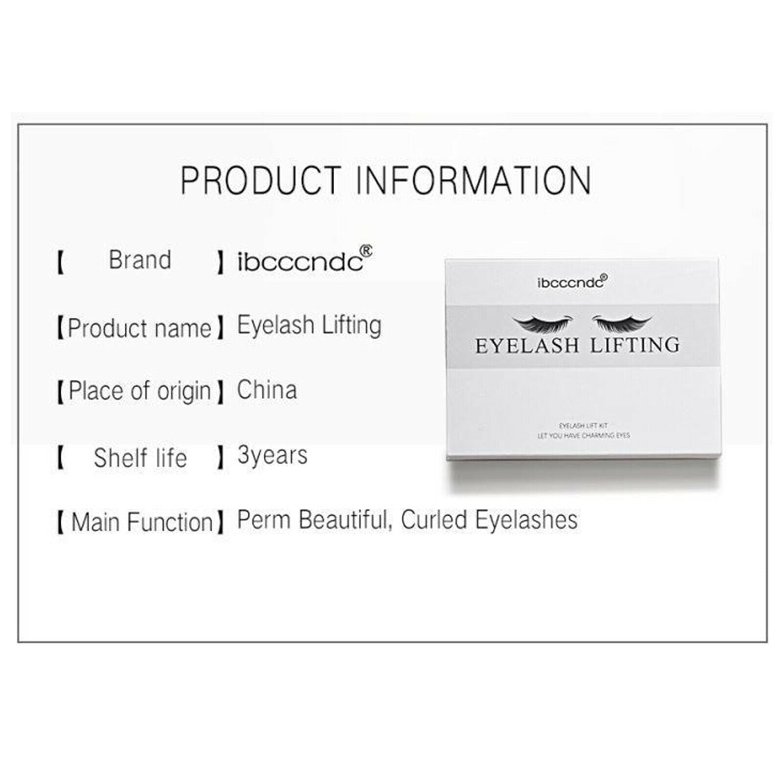 Eyelashes Eyebrow Extensions Semi-Permanent Permanent Hair Curler Kit For Salon