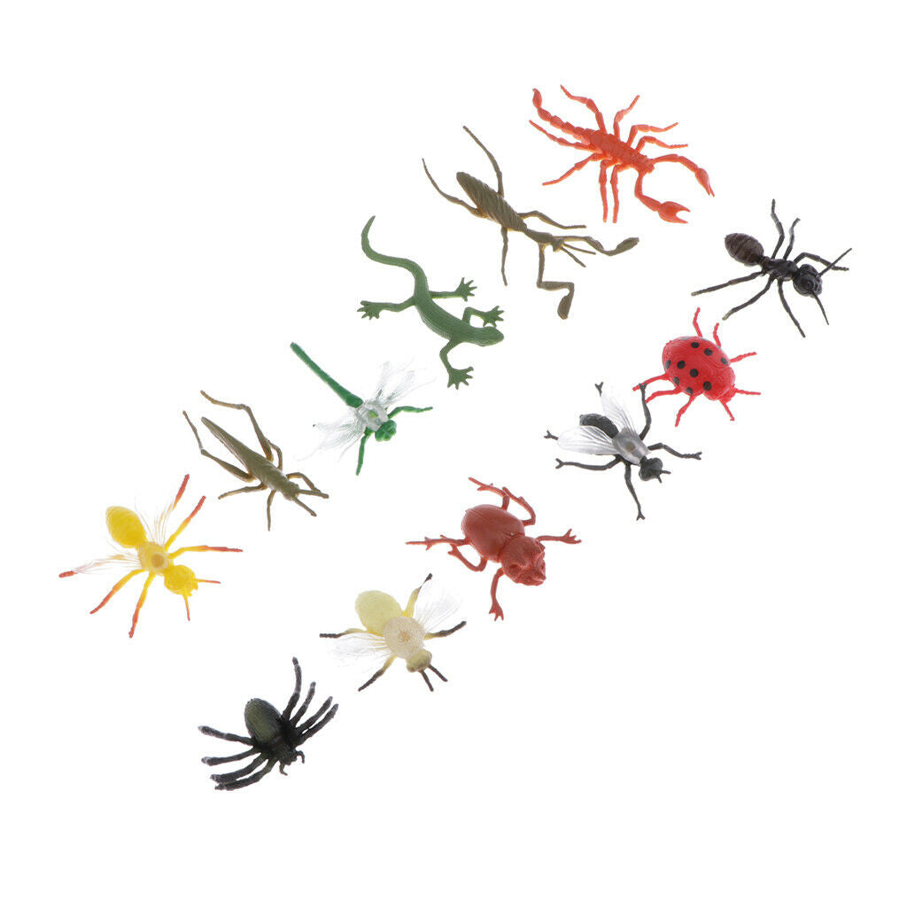 12pcs Insect Animal Match, with Learning Language Kids Cognitive Skills