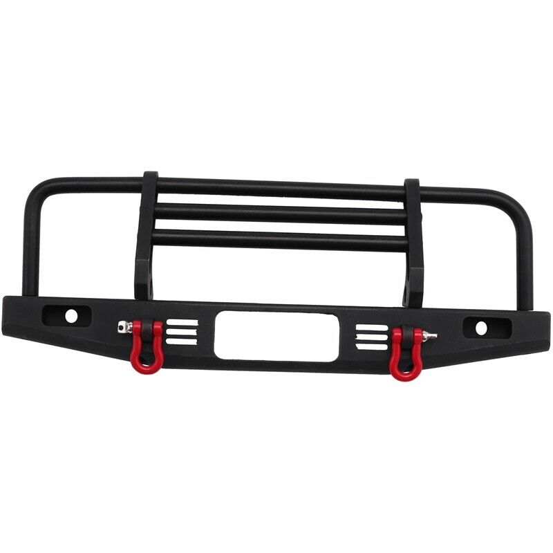 Adjustable Metal Front Bumper with 2 LED Light for 1/10 RC Cler Traxxas 4 DefeG7