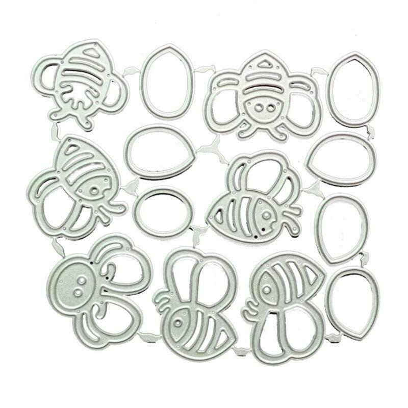 Cute Cartoon Bee Carbon Steel Cutting Dies DIY Scrapbooking Photo Album Cards