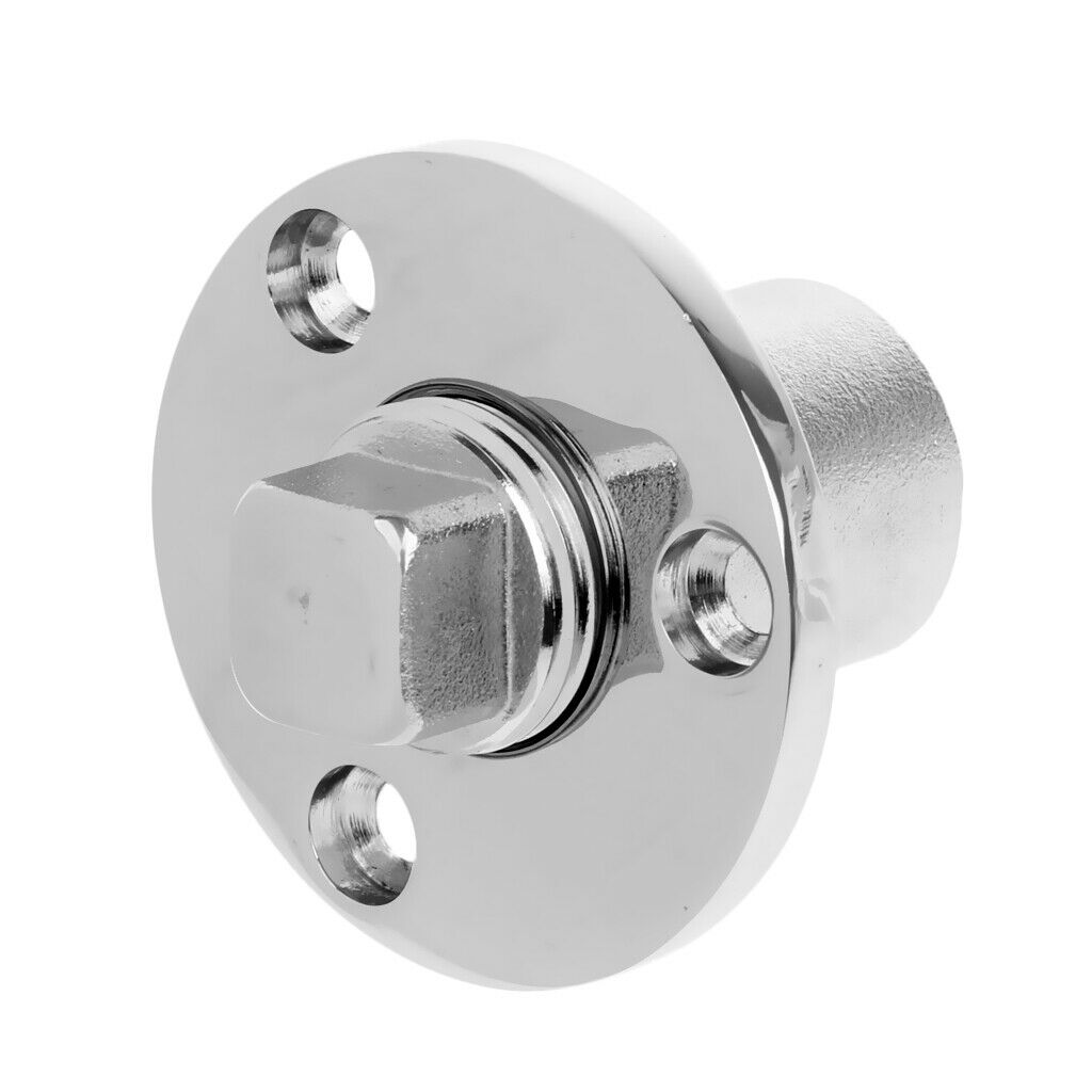 7/8 inch Boat Garboard Drain Plug - Marine Grade Stainless Steel