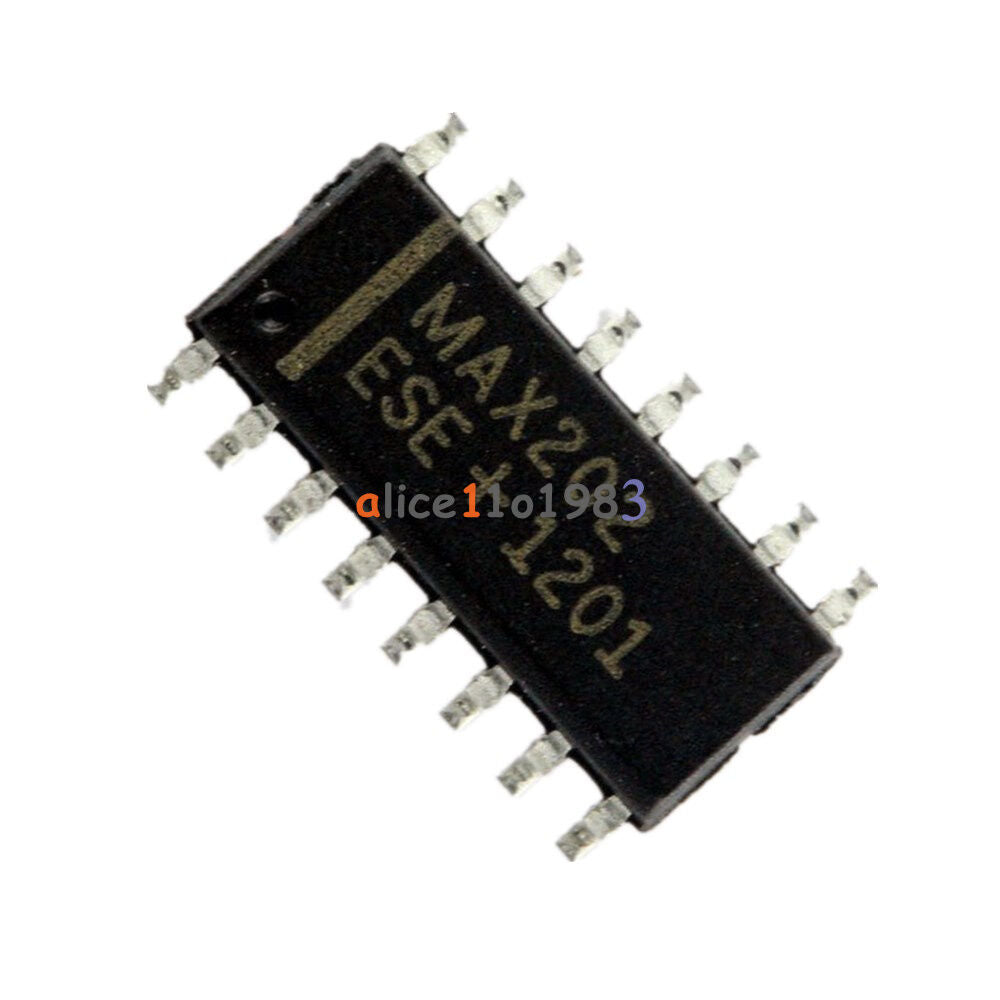 10pcs SMT SMD MAX202 SOP-16 RS232 Double Dual Transceivers 4.5V-5.5V MAX202ESE