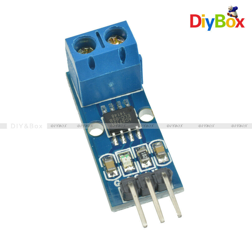5A 5V Range Current Sensor PCB Board ACS712 Module M61 For Arduino