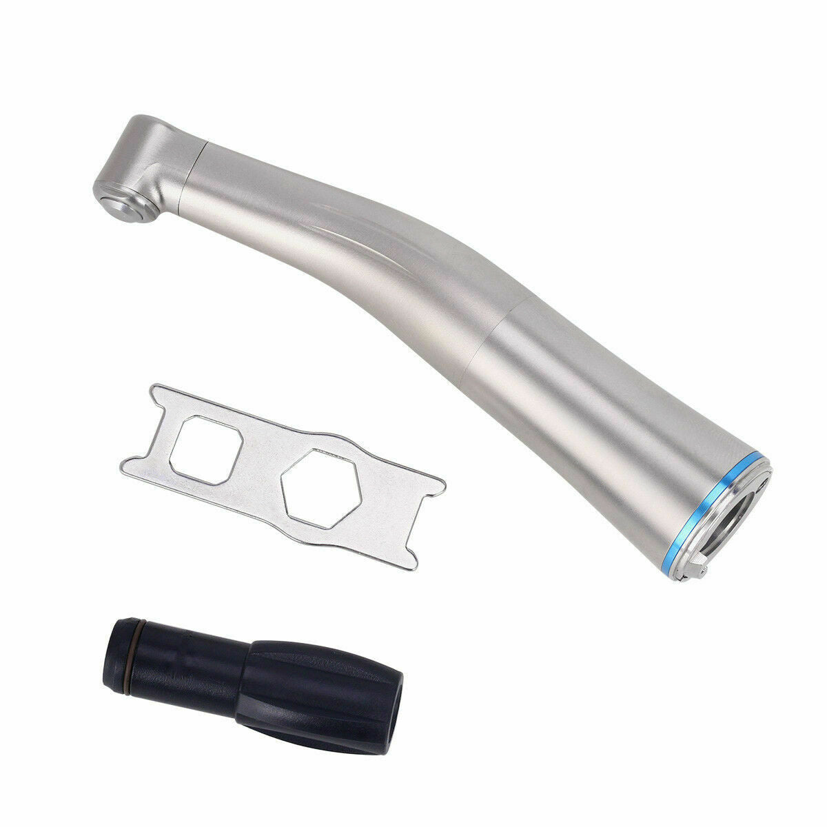 Dental 1:1 LED Fiber Optic Push Button Contra Angle Handpiece Internal fit NSK