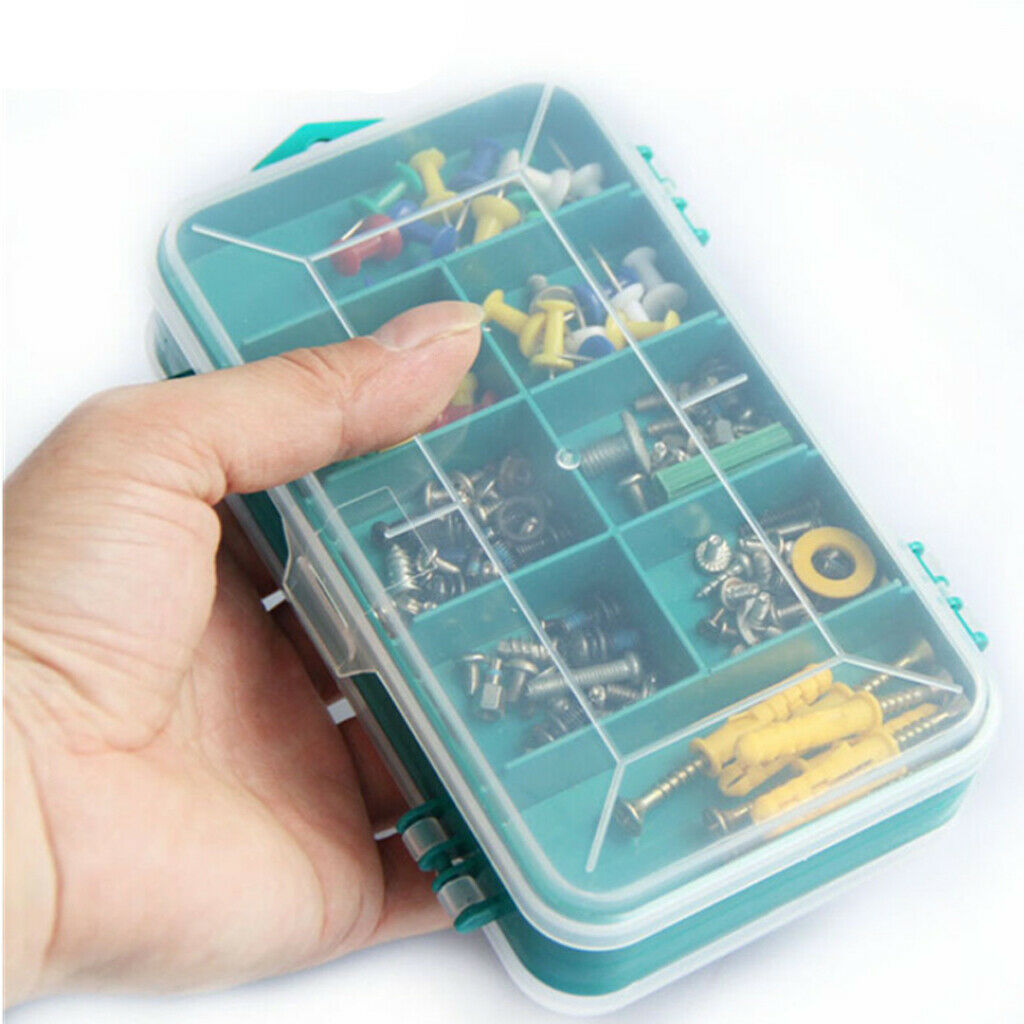 8-Girds Professional Portable Organizer Storage Tools Box, Multi-functional Case