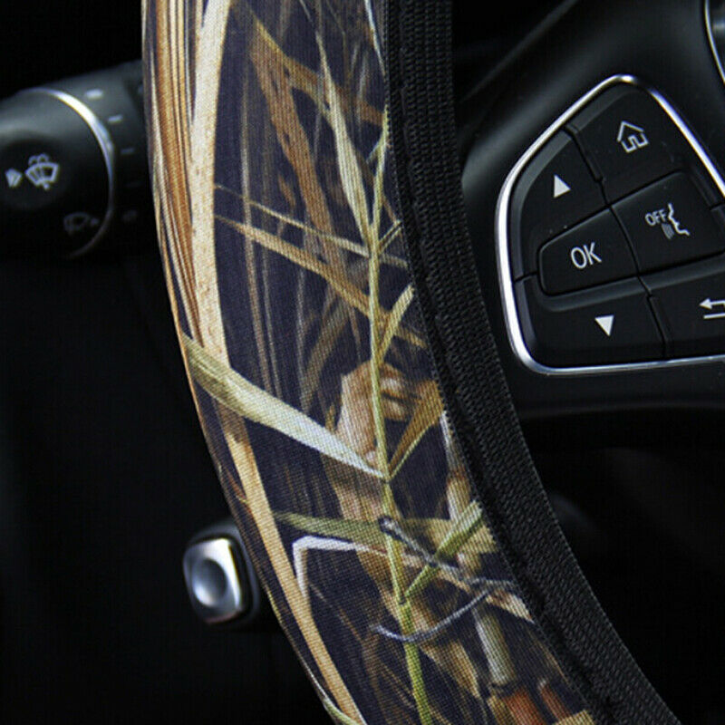 Universal Camouflage Auto Car Steering Wheel Cover Protector Non-slip 37c.l8