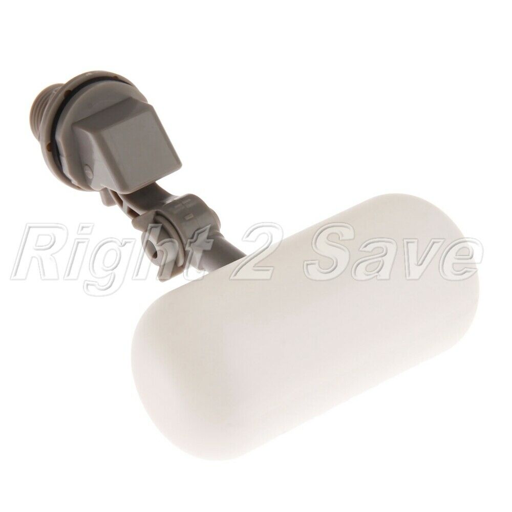 1 x Adjustable Plastic Float Ball Valve Tank Pond Flush Water Level Control 1/2"