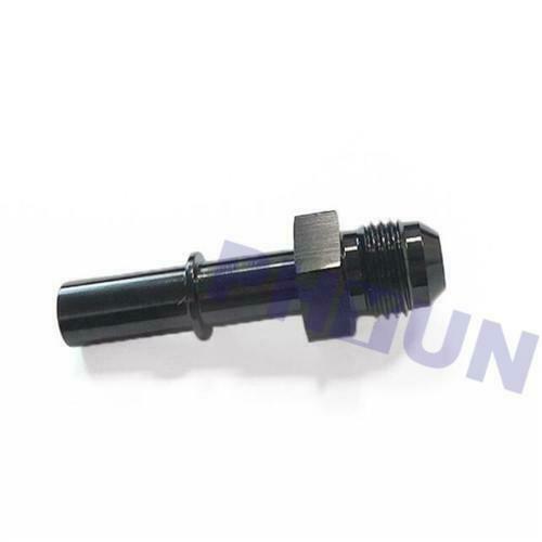 1PC -6AN AN6 Quick Connect Straight Fuel Adapter Fitting To 3/8 Male Aluminum