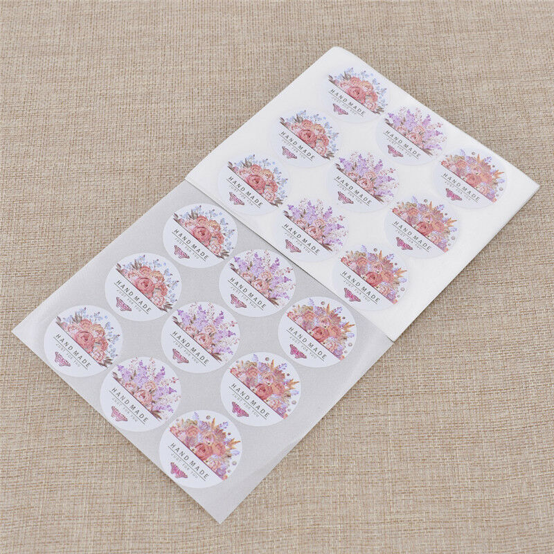 DIY HAND MADE Flower Save The Date Hand Made DIY Package Stickers for Women Men