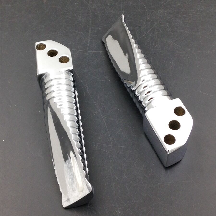 M.Chromed  foot pegs for Kawasaki ZX-6R 636RR ZZR 750 1100 1200 10R