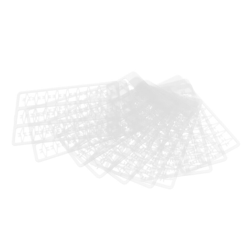 10 Set / 480pcs Plastic Carp Fishing Hair Rig Stops Boilie Bait Stops 7mm