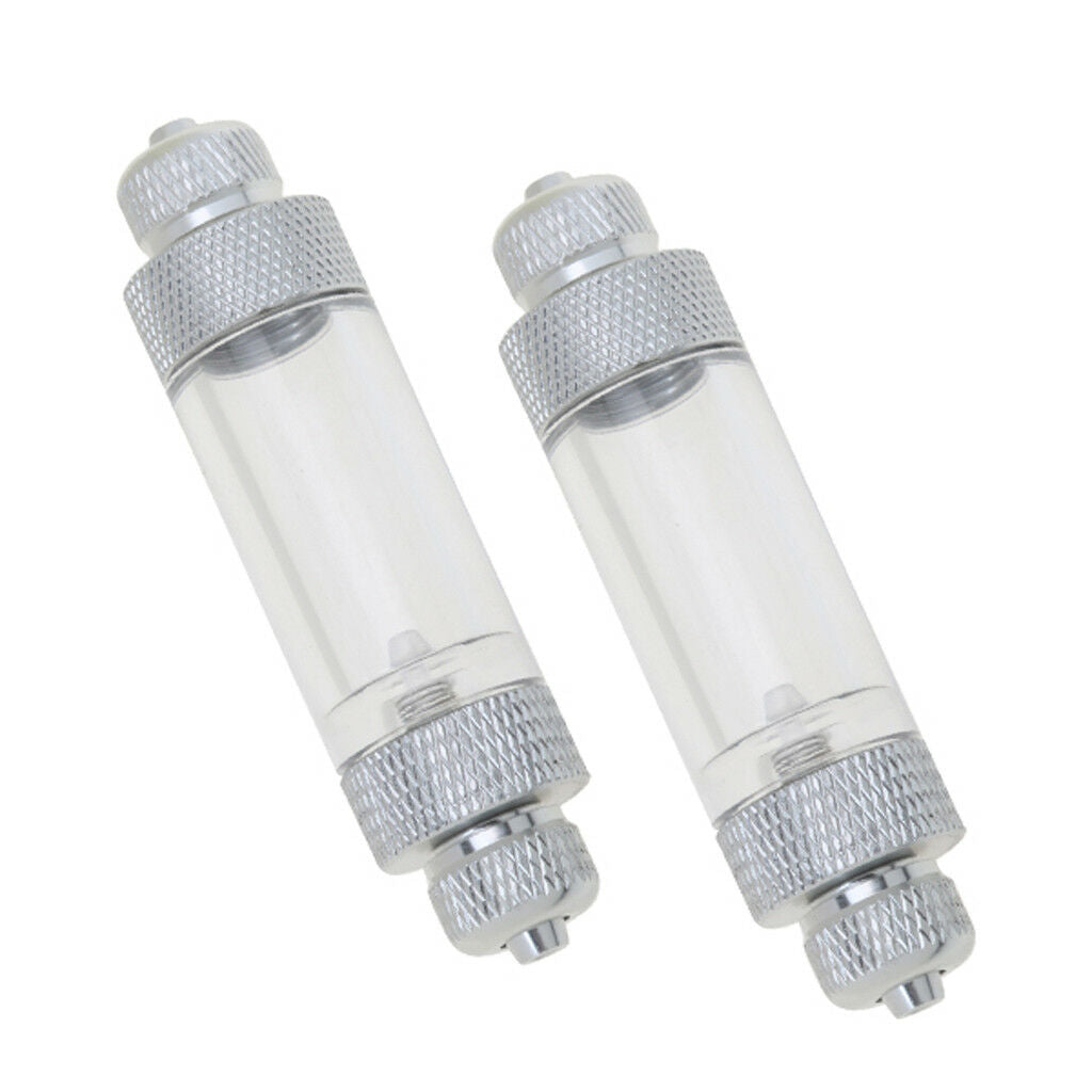 2Pcs Double Head Aquarium Plant CO2 Non-return Bubble Counter Fish Tank Tool