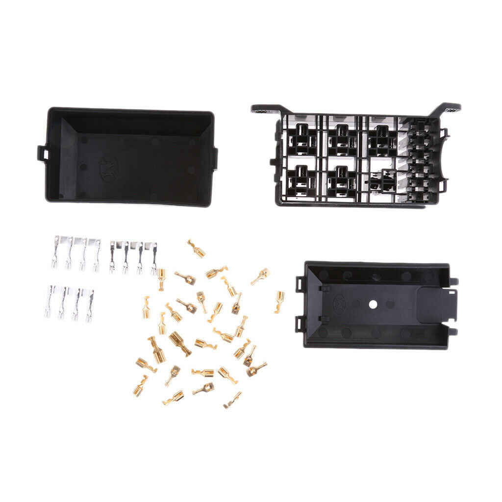 1 Set of Car 6  5 Road Fuse Box Holder Socket Nacelle Safe Tool