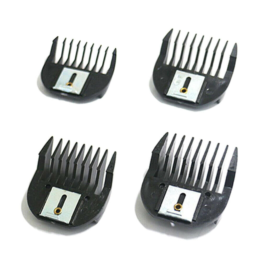 4 Pieces 3/6/9/12mm Hair Clipper Limit Guide Comb Cutting Size Replacement