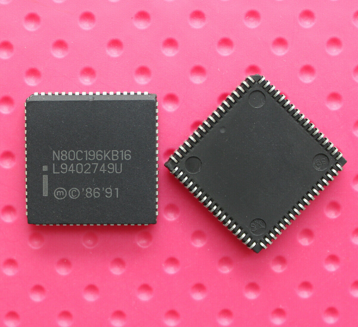2pcs N80C196KB16 Integrated Circuit IC PLCC-68