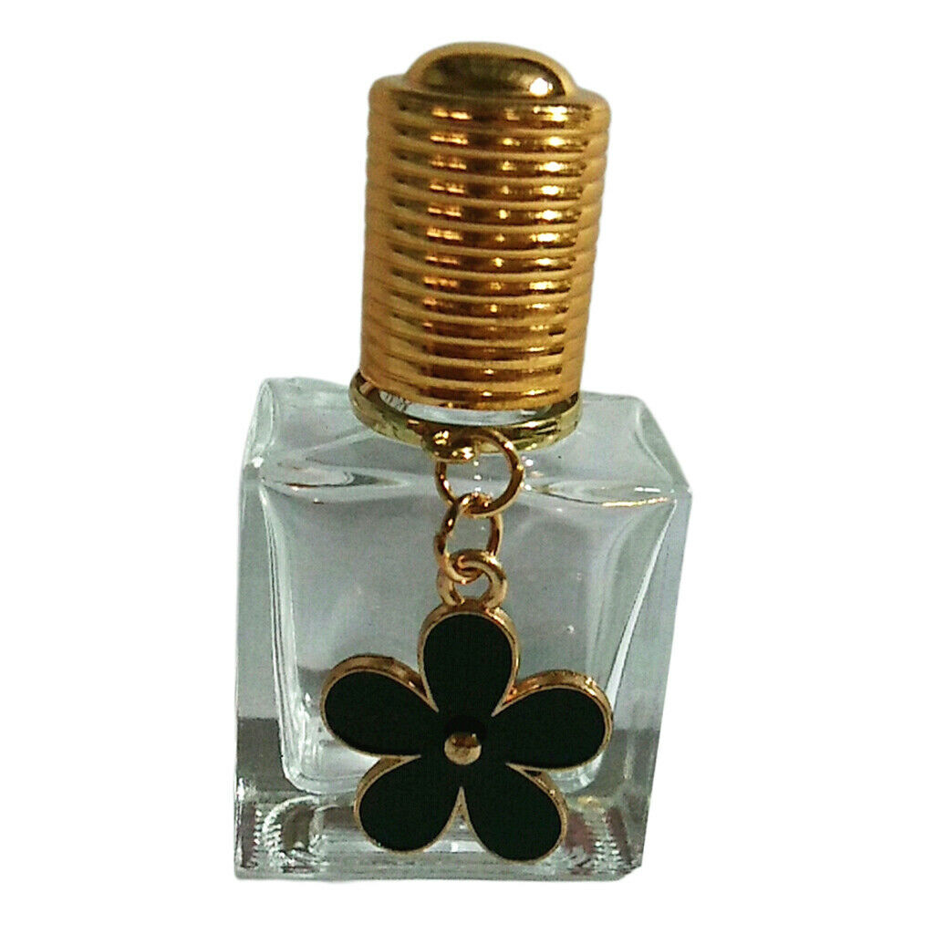 Glass Perfume Bottles Refillable Aromatherapy Cosmetic Container Vial Flower