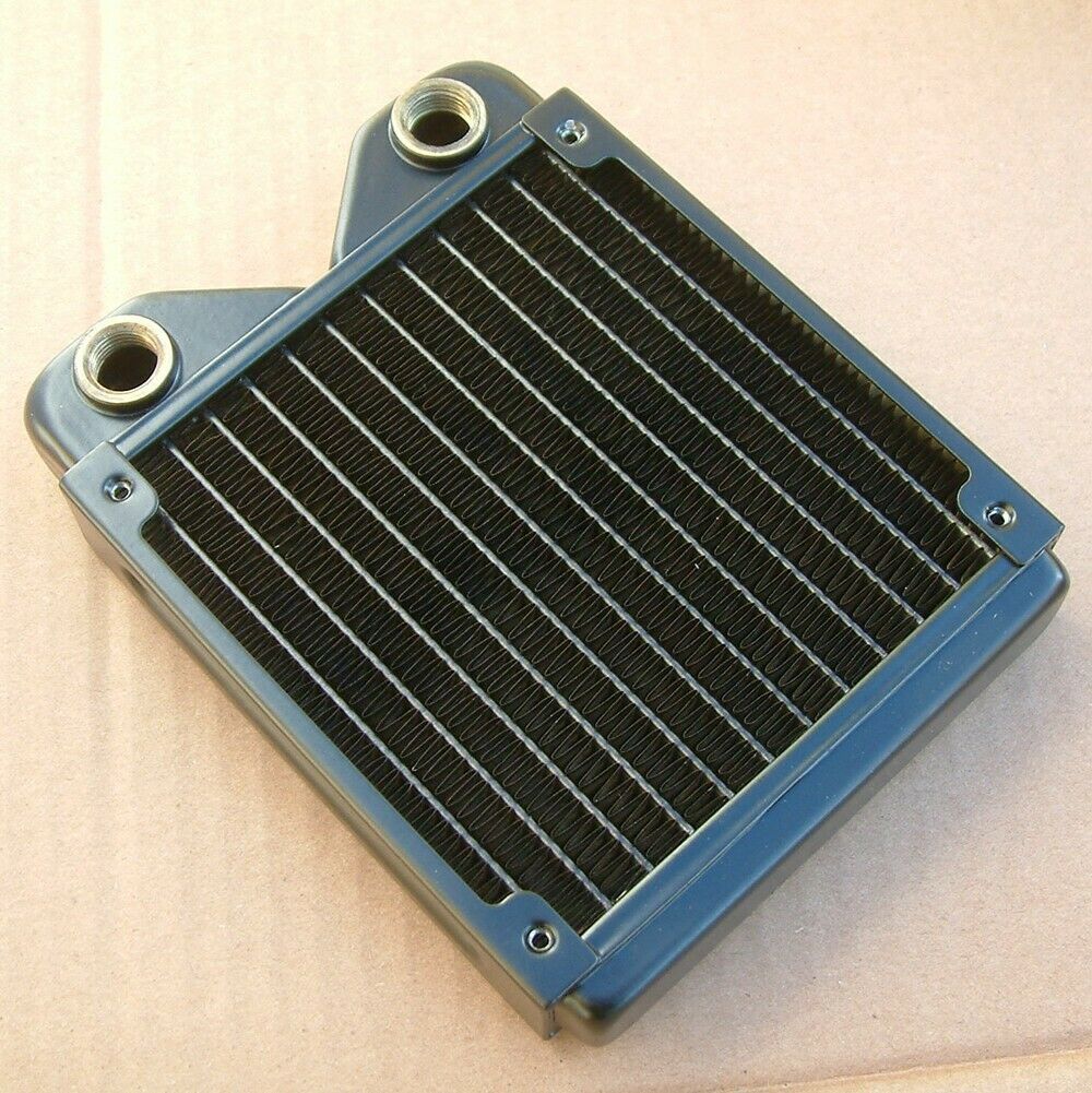 New Black Copper 120mm Water Cooling Radiator G1/4 for PC Linquid Water Cooling
