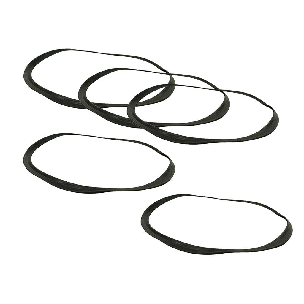 5 Pieces Barber Salon Chair Base Equipment Rubber Ring Gasket TRIM Protect