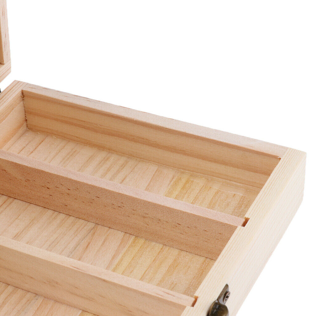 4 Slots Essential Oil Wooden Box Storage Case Large Organizer for 30ML Oil Best