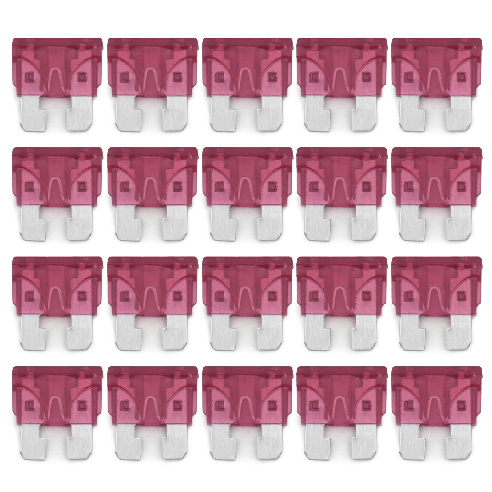 20pcs Fuse Medium 40A Blade Style Audio/Car/RV/Boat Truck Motor