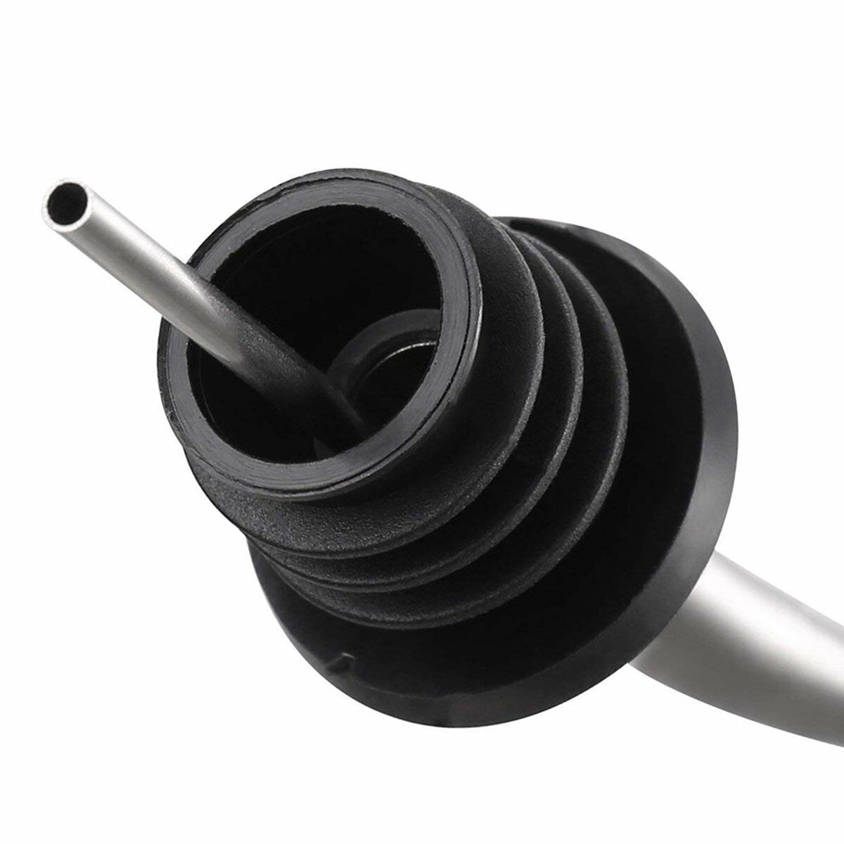 12Pcs Bottle Caps Pourers Stoppers Bar Wine Alcohol Liquor Whiskey Rubber Spout