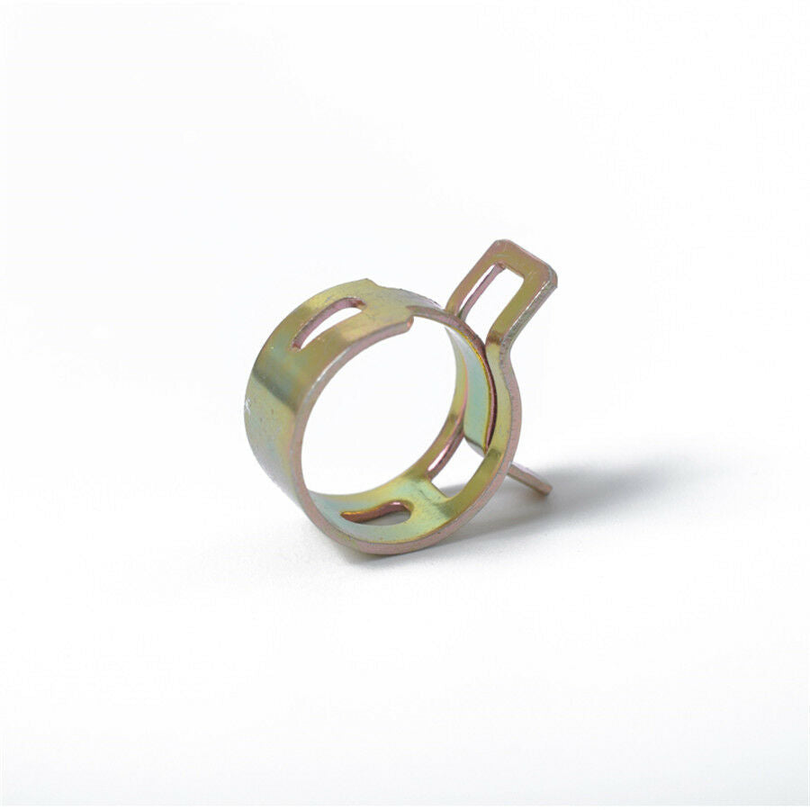 80pc Fuel Line Hose Spring Clip Water Pipe Air Tube Clamp Fastener 6-15mm 8 Size
