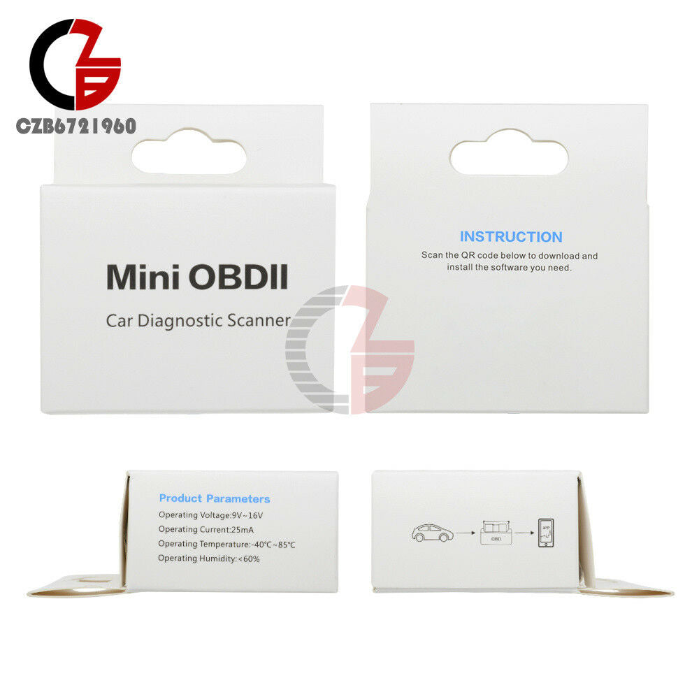 Auto Car ELM327 OBD2 V2.1 Bluetooth Diagnostic Interface Scanner New