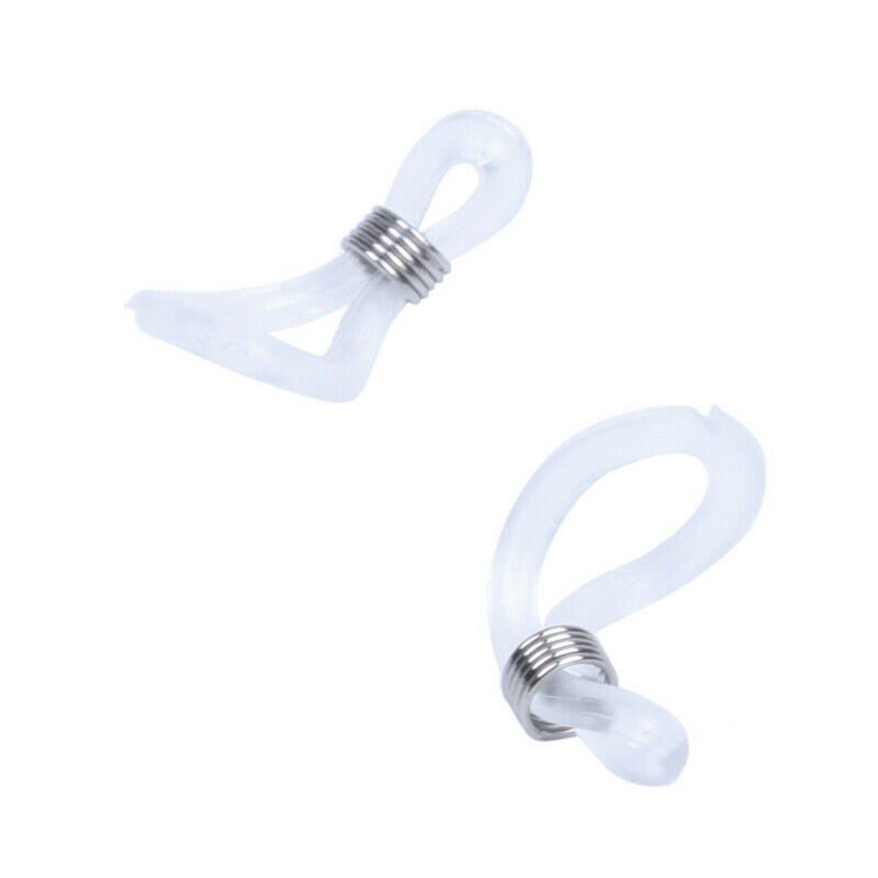 25 PCS Rubber  Strap Eyelets for Transparent Glasses Band Rope 20 x 4 mm    P2N8
