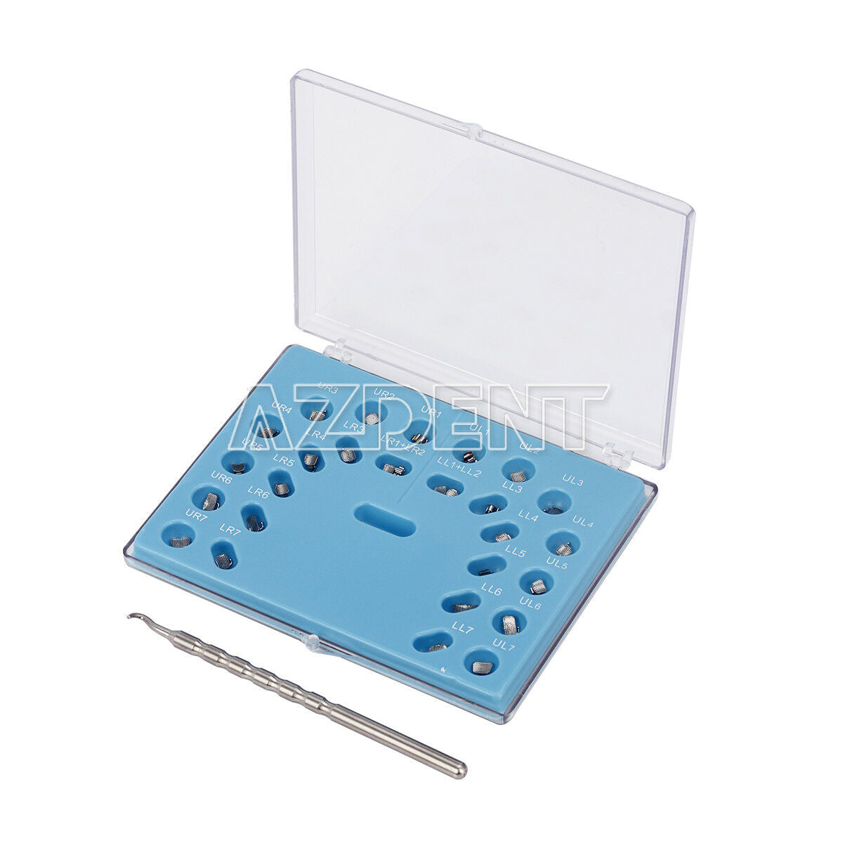 10 X Orthodontic Dental Active Self-ligating Bracket Braces Roth.022 3-4-5 Hooks
