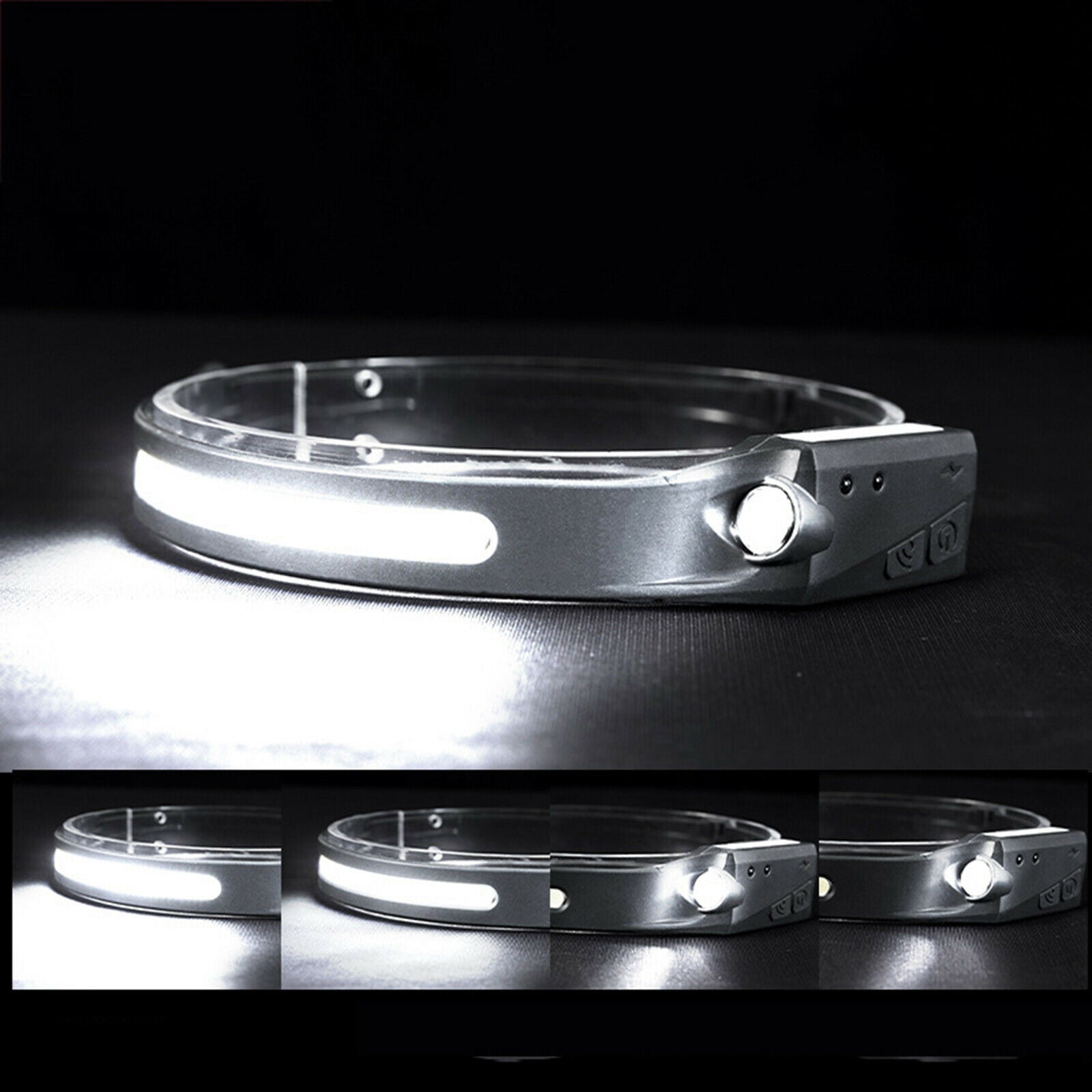 LED Multi-Functional Headlight Sensor Head-Mounted COB Outdoor Night Light