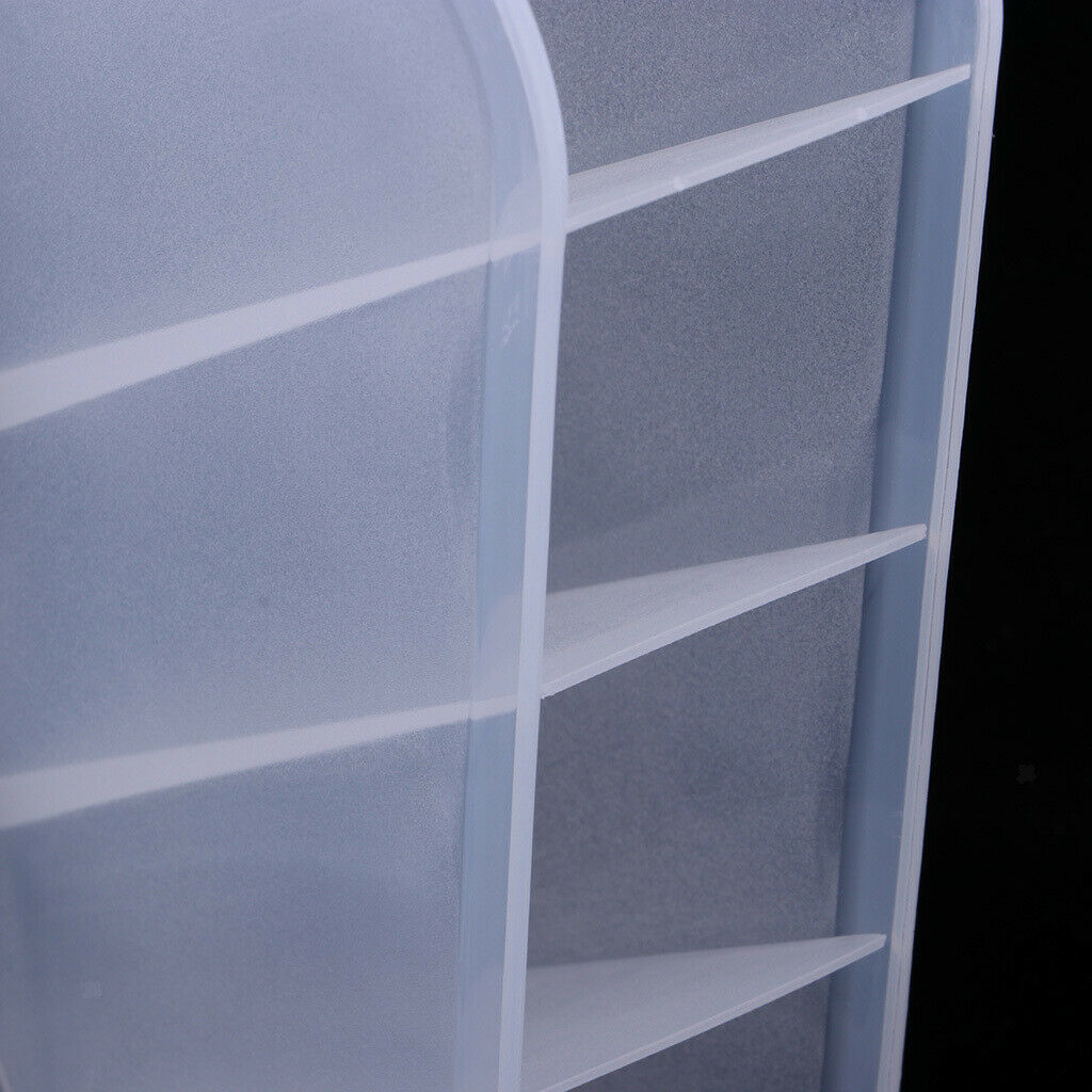 Desk Pen Pencil Holder Desk Organizer Case Plastic Storage Box For