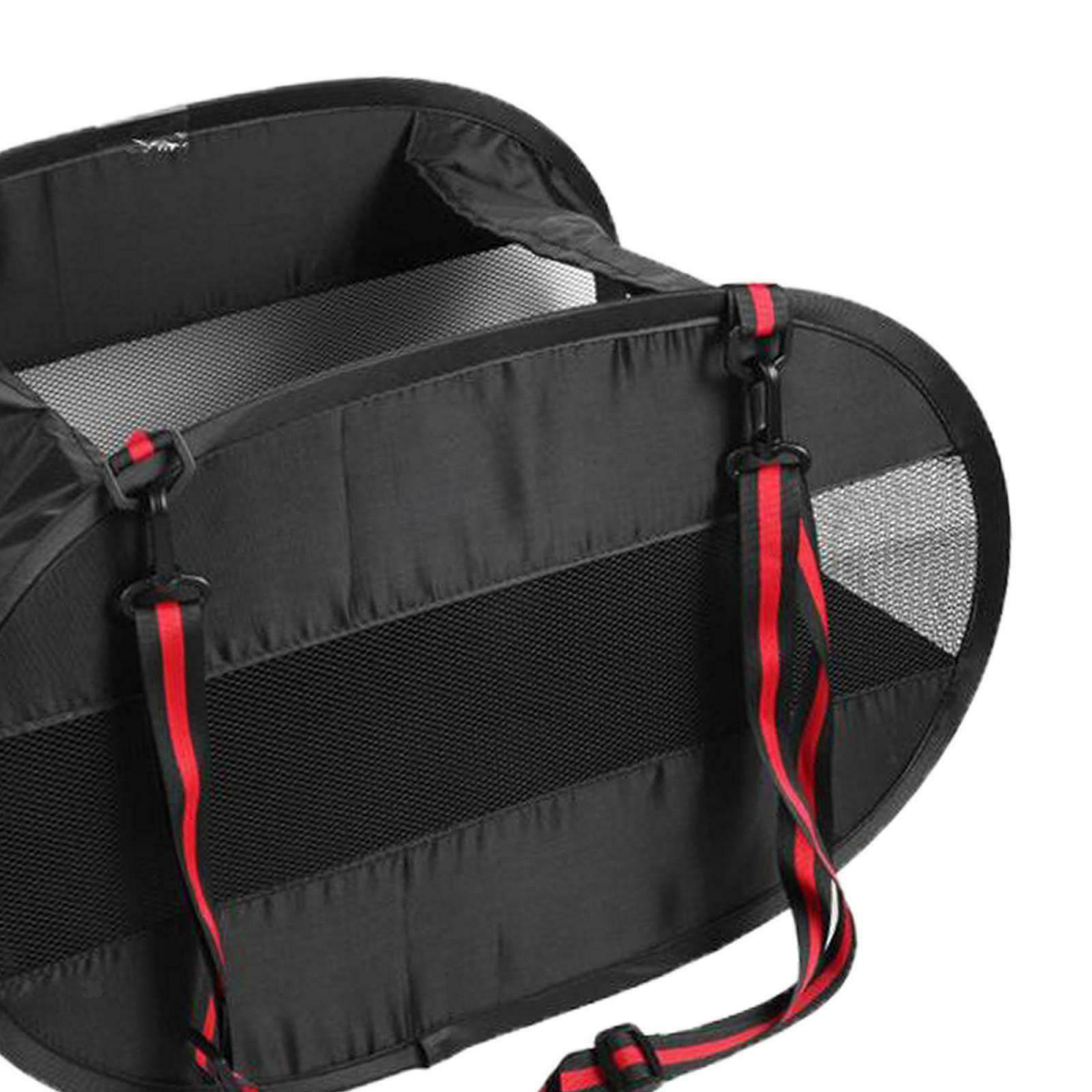 Universal Compact Oxford Cars Seat Tote Organizer Bag Holder Storage Black
