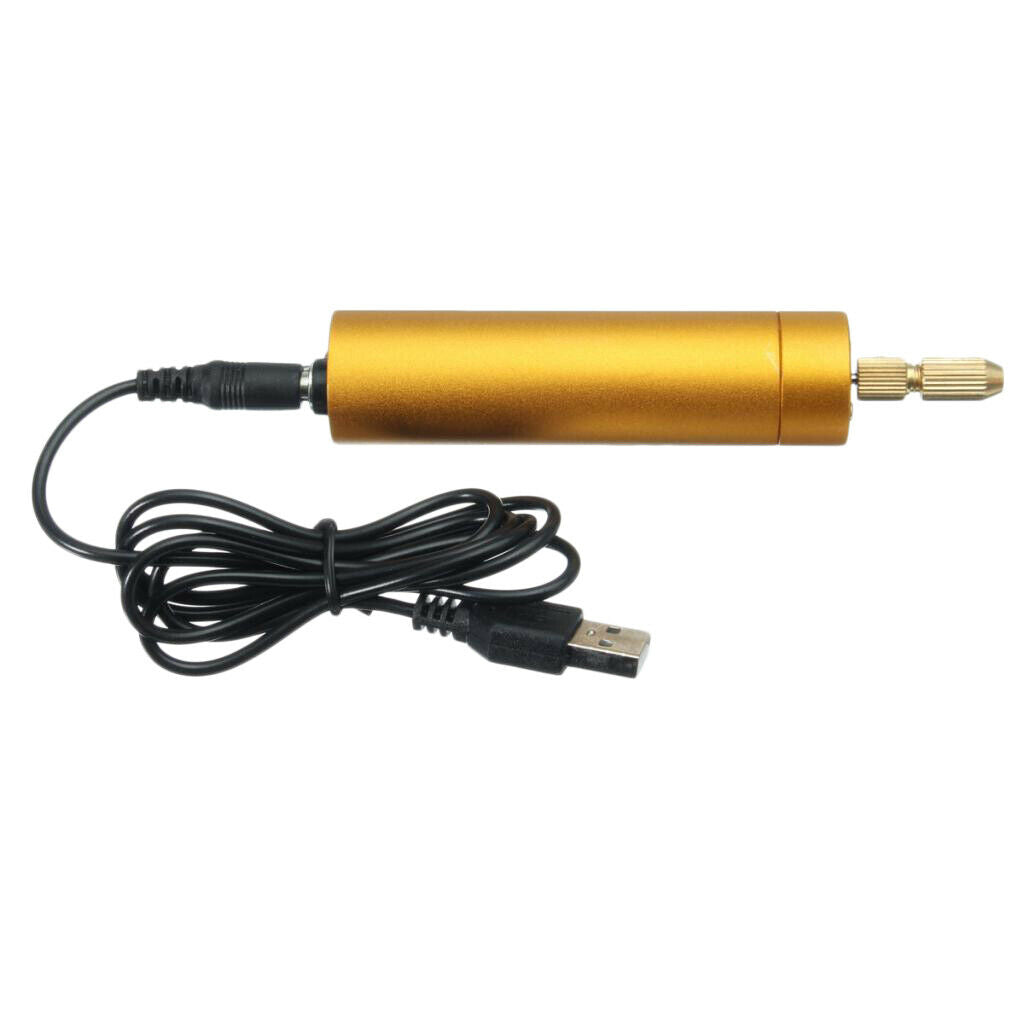 Micro Small Electric Aluminum Hand Drill for Motor PCB with 10 Twist Bits