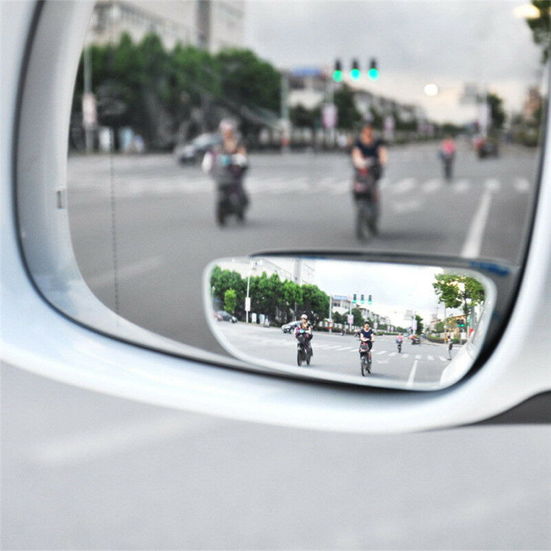 2x Universal Car Auto 360Â° Wide Angle Convex Rear Side View Blind Spot Mirror