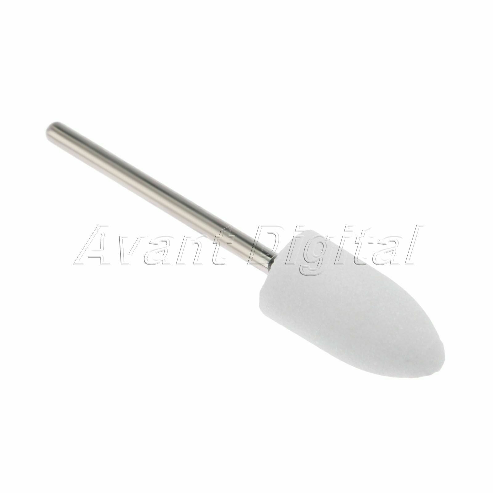 10pcs White Corundum Grinding Polishing Wheel Head Rotary Tool Metal Glass Stone