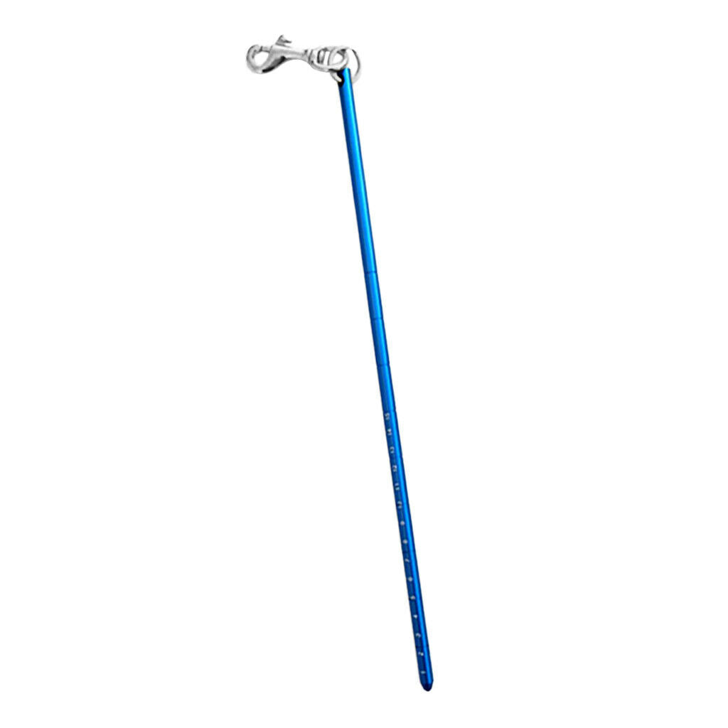Scuba Diving 340mm Aluminum Lobster Tickle Pointer W/ Measurement  Snap