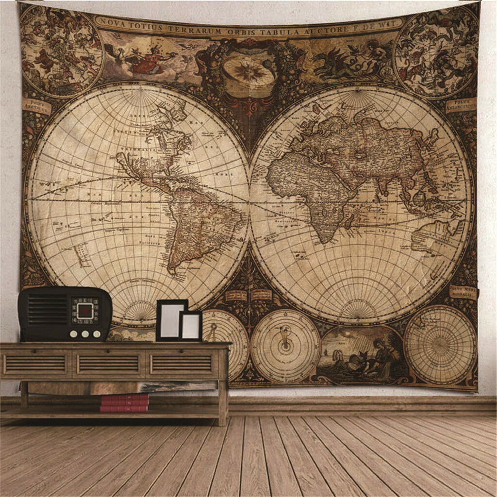 Outer Space Wall Tapestry Wall Hanging Bed Cover Throw Blanket 59x51 Inch #6