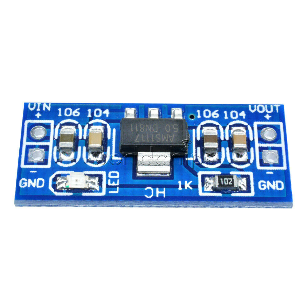 10PCS  6.0V-12V to 5V AMS1117-5.0V Power Supply Module AMS1117-5.0 TOP