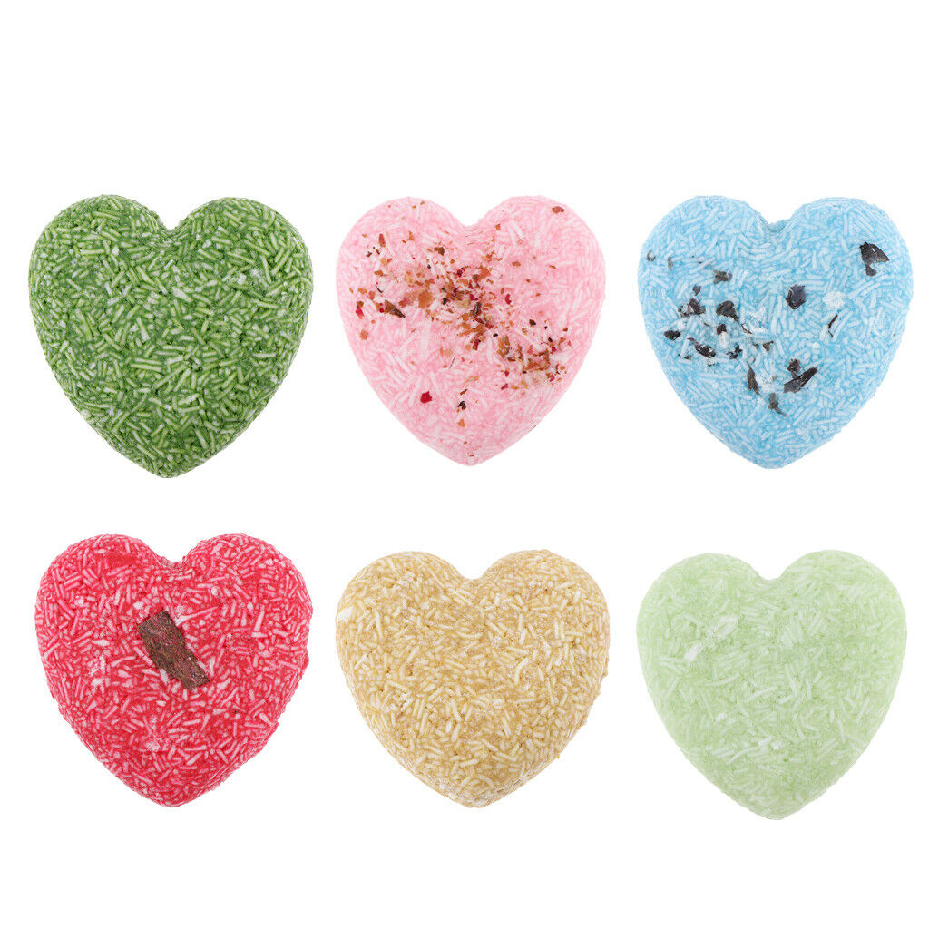 6pcs 55g Handmade Hair Shampoo Soap Bar Natural Dry Shampoo Soap Hair Care
