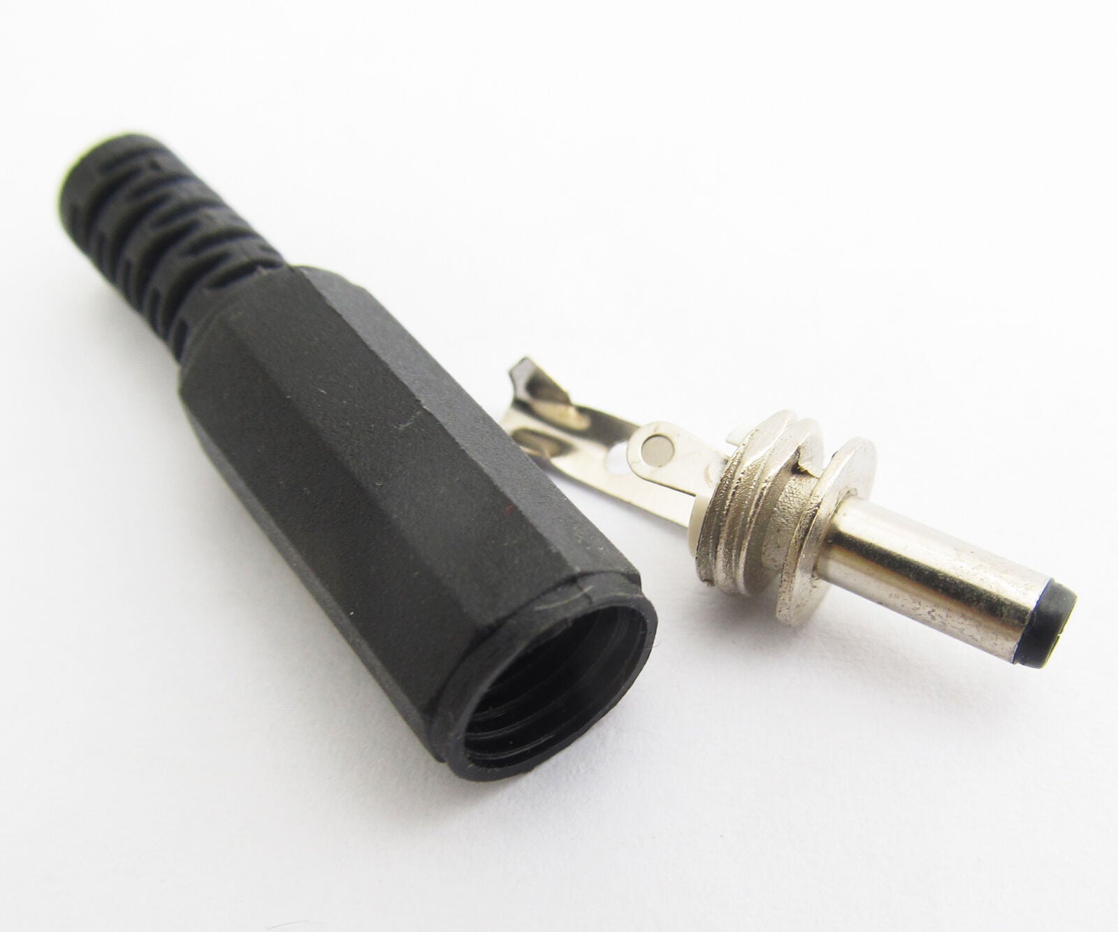 100pcs 3.5mmx1.35mm 3.5x1.35 DC Power Male Plug Connector Plastic Cover Handle
