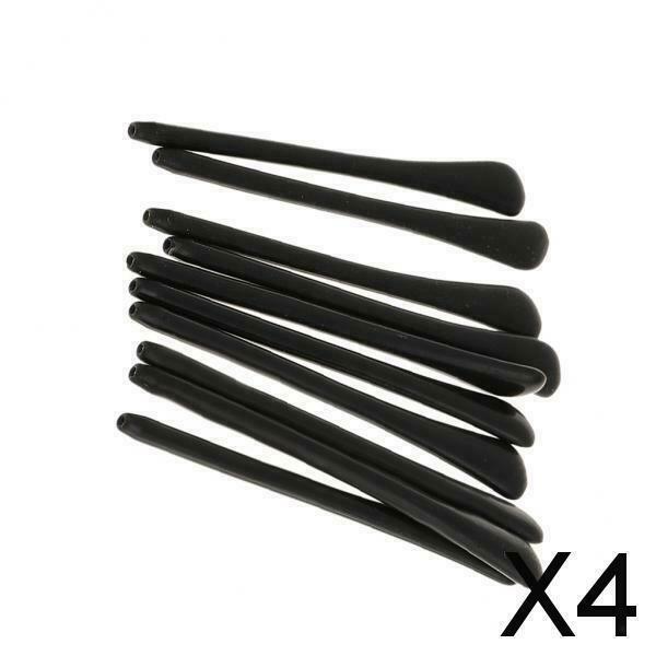 4X 10 Packs Eyeglasses Spectacle Temple End Tips Replacements Grips Black