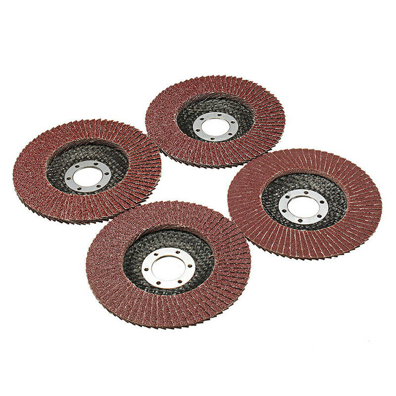 115mm/4.5'' Flap Wheels Grinding Sanding Discs 60 Grit Angle Grinde.l8