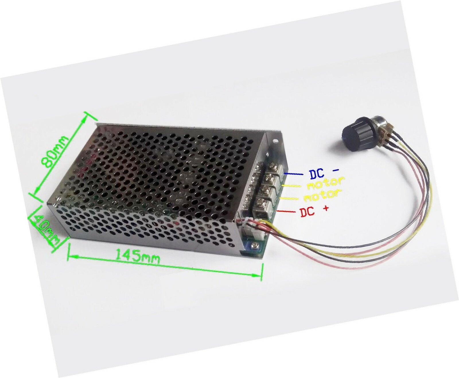 10-30V 100A DC Motor Speed Control PWM HHO RC Controller 12V 24V 3000W MAX