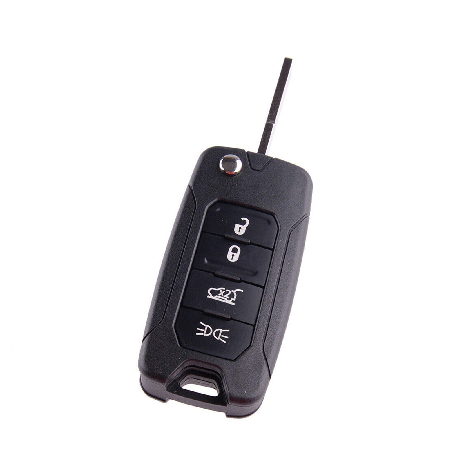 Car Remote Key Case Cover Fob Shell Replacement Fit For Jeep Renegade 2015-2018