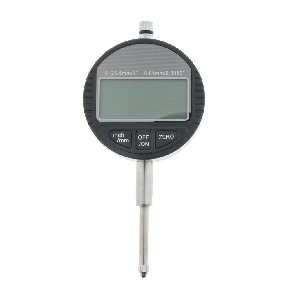 0-25mm Range Gauge Digital LCD Dial Indicator Precision 0.01mm/0.0005''