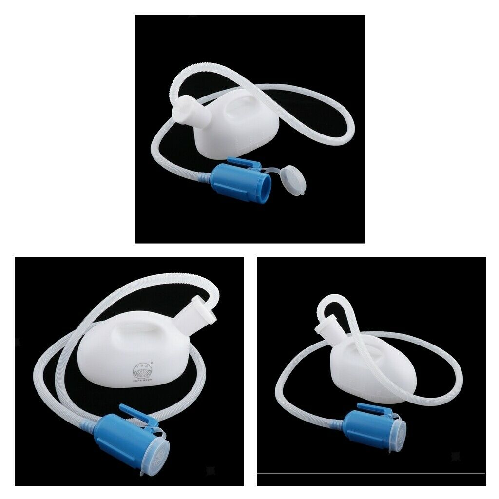 3pcs 2000ML Potty Pee Bottle Male Urinal Collector for  Travel 160cm Tube