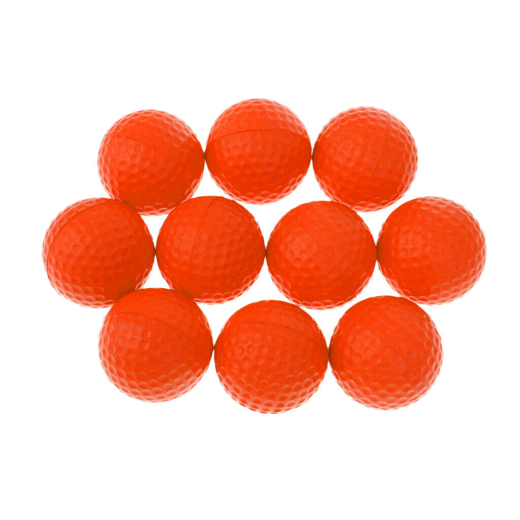 10Pcs Premium 42mm Golf Soft Ball High Visible Indoor Outdoor Foam Balls